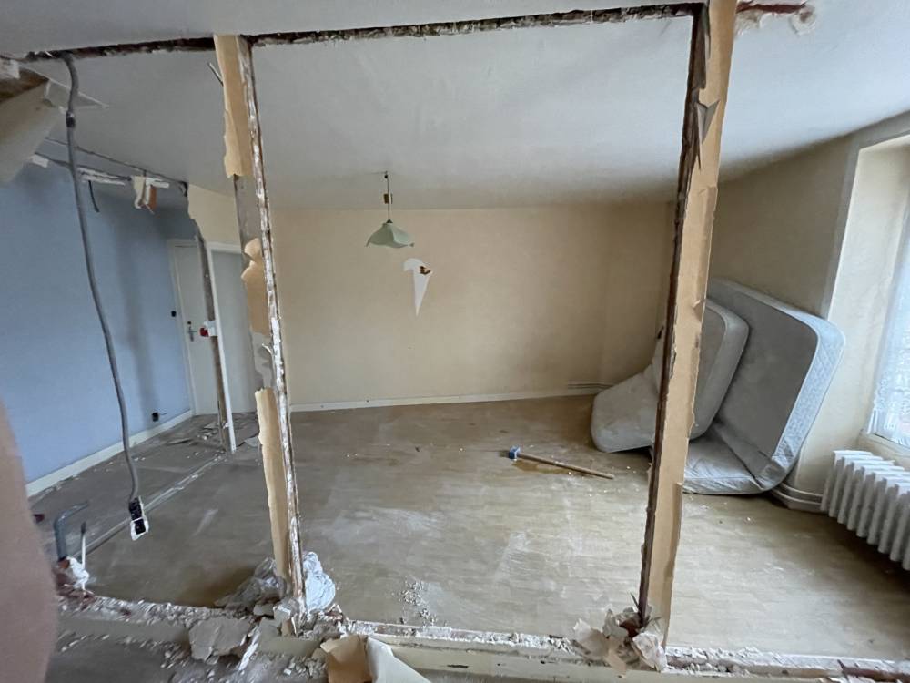 destruction mur