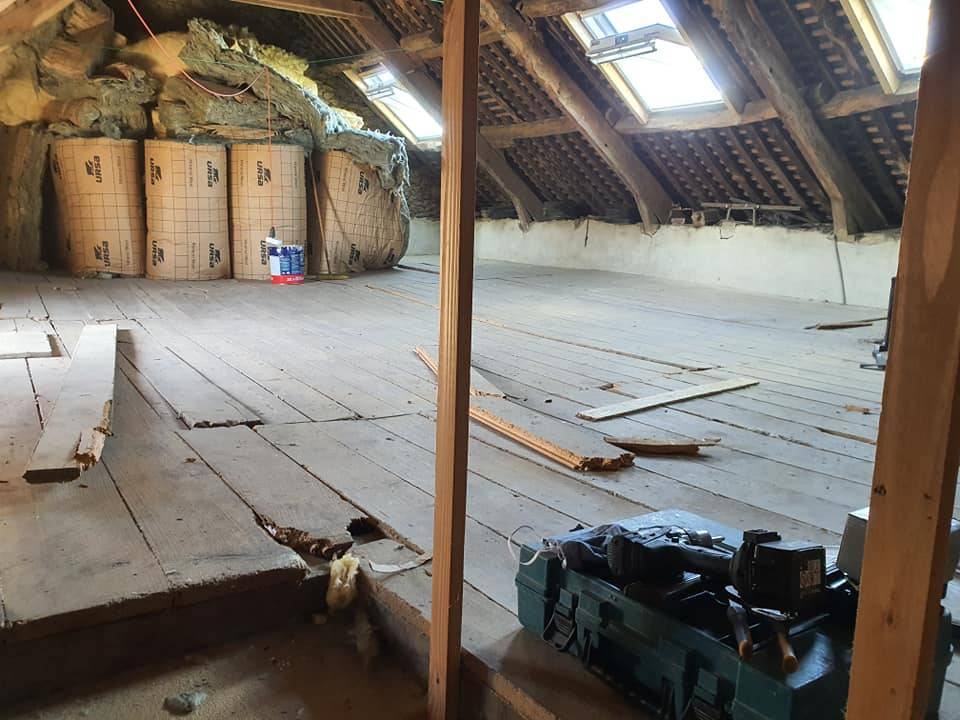 Remise à niveau d_un plancher bois en OSB
